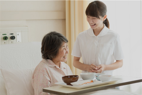 病院の患者・職員食